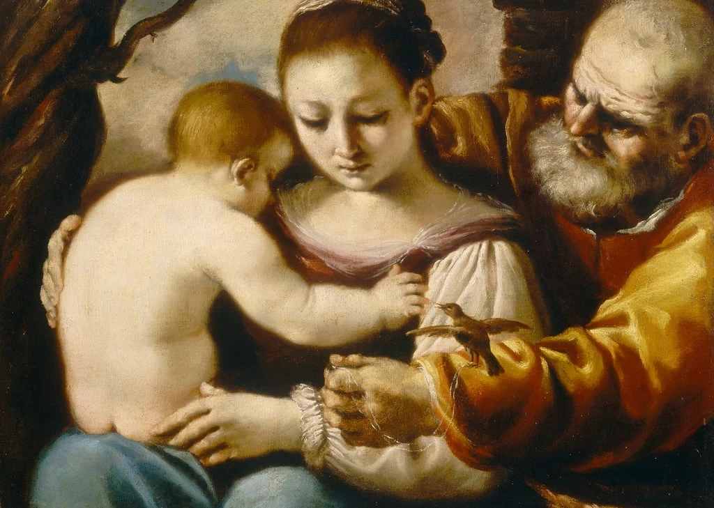 Giovanni Francesco Barbieri, il Guercino - Sacra Famiglia, Palazzo Pitti, Firenze